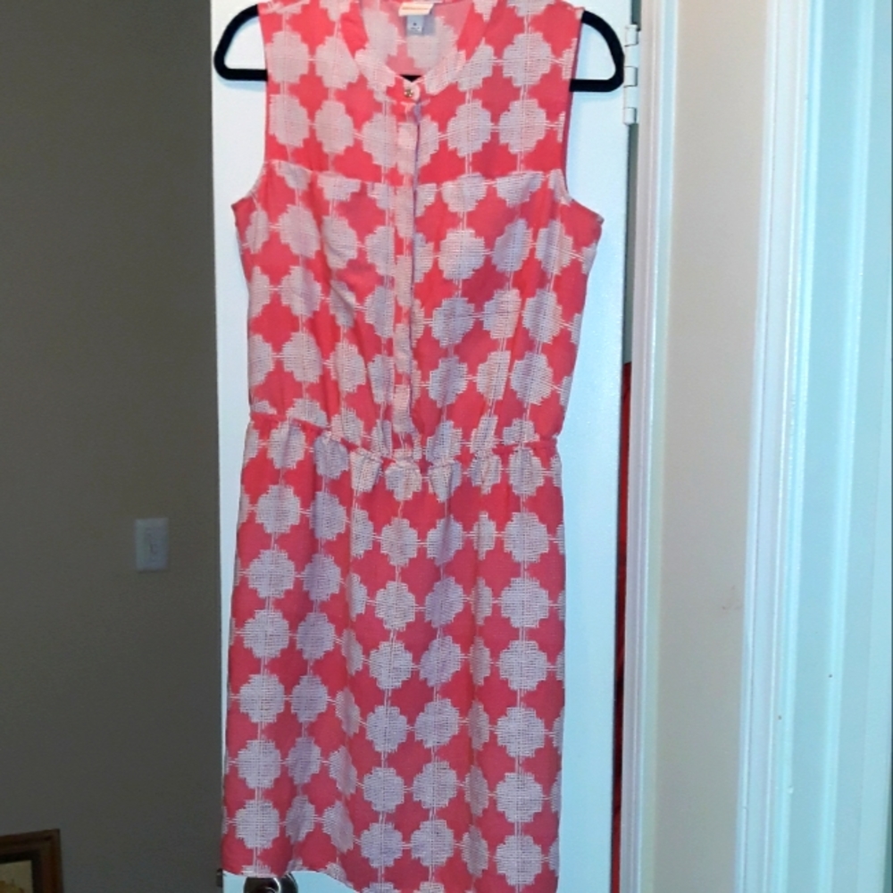 Dress.."MERONA"..Medium..pink/off white - Picture 1 of 14